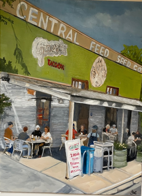Guero Gathering Place by artist Mozelle Marks
